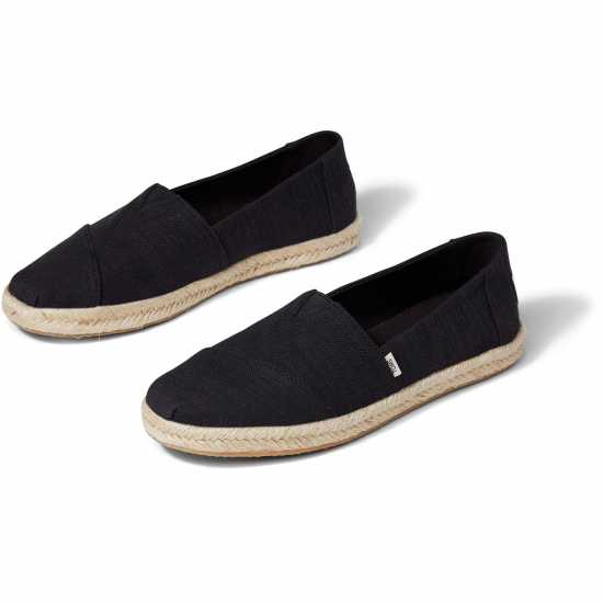 Toms Alpargata Rope Espadrille Черно 