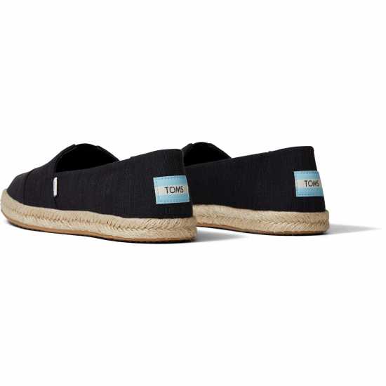 Toms Alpargata Rope Espadrille Черно 