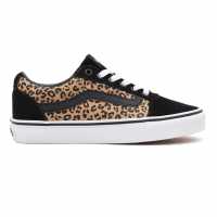 Vans Ward Canvas Trainers Women's Диво котка 