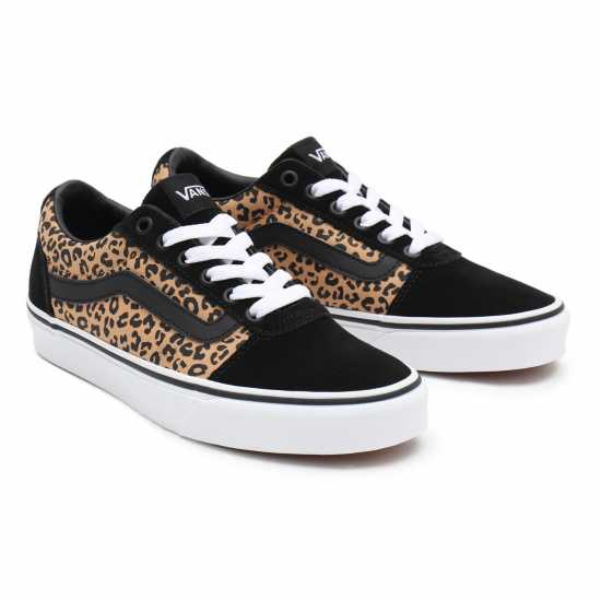 Vans Ward Canvas Trainers Women's Диво котка 