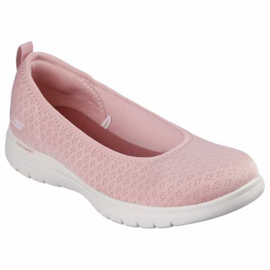 Skechers On-The-Go Flex - Siena Canvas Trainers Womens БЛШ Дамски платненки и гуменки