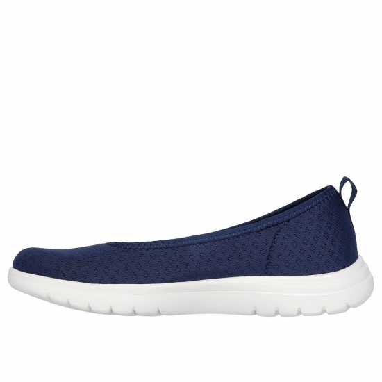 Skechers On-The-Go Flex - Siena Canvas Trainers Womens NVW Дамски платненки и гуменки