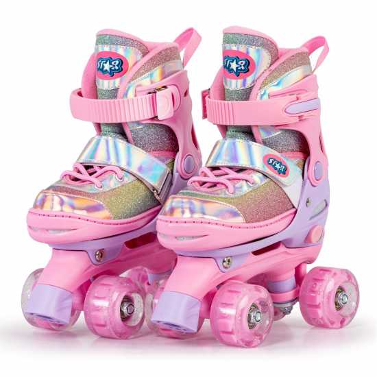 Star Glide Kids Roller Skates With Led Wheels  Детски маратонки