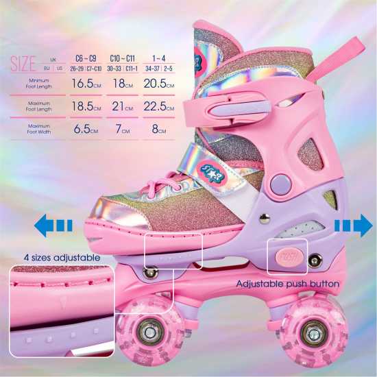 Star Glide Kids Roller Skates With Led Wheels  Детски маратонки