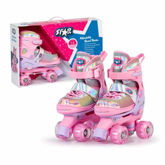 Star Glide Kids Roller Skates With Led Wheels  Детски маратонки