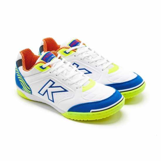 Kelme Precision Sn43 Бяло/Синьо/Лайм Футболни стоножки