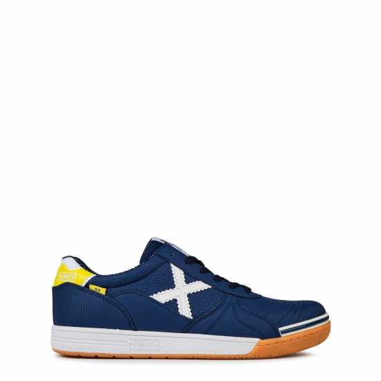 Munich G3 Profit Indoor Football Shoes Navy/Wht/Ylw Мъжки футболни бутонки