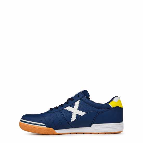 Munich G3 Profit Indoor Football Shoes Navy/Wht/Ylw Мъжки футболни бутонки