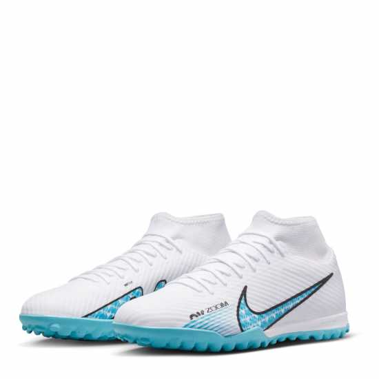 Nike Mercurial Superfly Academy Df Astro Turf Trainers White/Blue/Pink Футболни стоножки