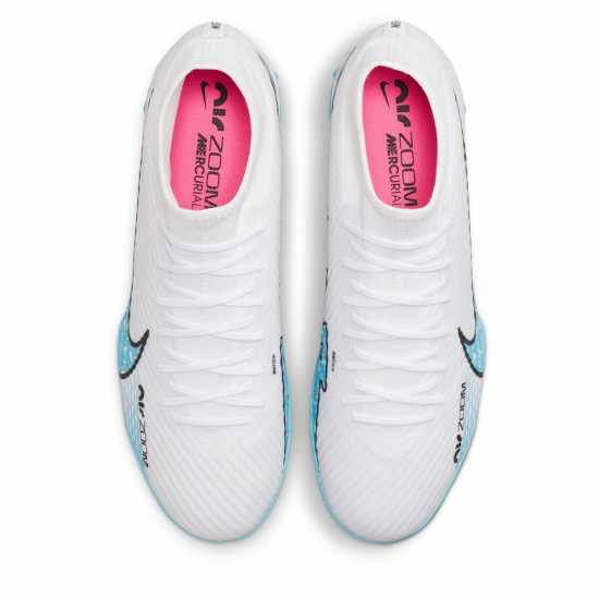 Nike Mercurial Superfly Academy Df Astro Turf Trainers White/Blue/Pink Футболни стоножки