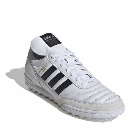 Adidas Mundial Team Astro Turf Football Boots White/Black Футболни стоножки