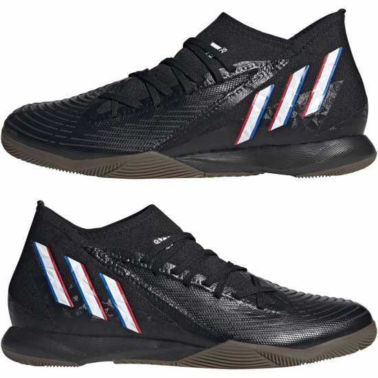 Adidas Маратонки За Футбол В Зала Predator Edge .3  Unisex Indoor Football Trainers Черно/Бяло Футболни стоножки