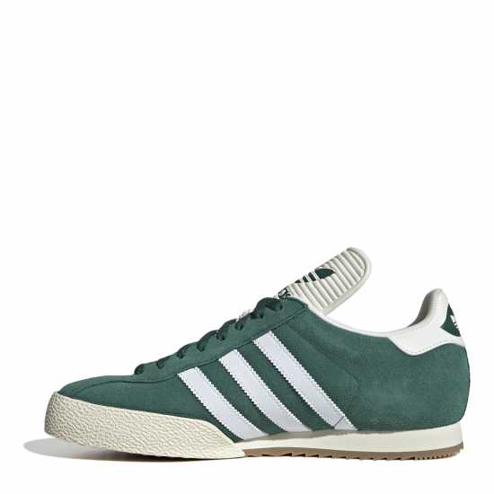 Adidas Мъжки Велурени Маратонки Originals Samba Suede Trainers Mens Зелено/Бяло Мъжки високи кецове