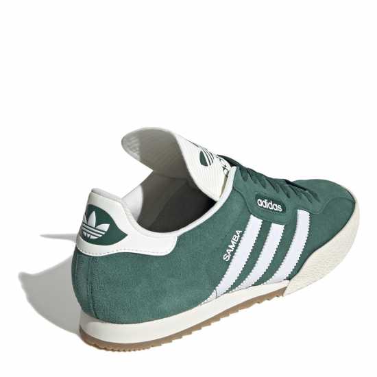 Adidas Мъжки Велурени Маратонки Originals Samba Suede Trainers Mens Зелено/Бяло Мъжки високи кецове