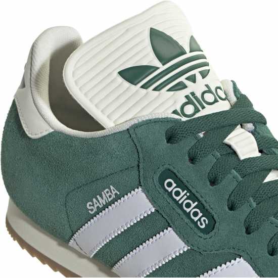 Adidas Мъжки Велурени Маратонки Originals Samba Suede Trainers Mens Зелено/Бяло Мъжки високи кецове