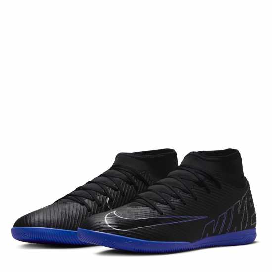 Nike Маратонки За Футбол В Зала Mercurial Superfly Club Indoor Football Trainers Черно/хром Футболни стоножки