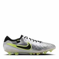 Nike Tiempo Legend 10 Elite Artificial Ground Football Boots Сребро/Волт Детски маратонки футбол в зала