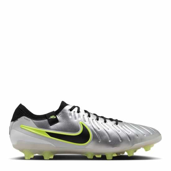 Nike Tiempo Legend 10 Elite Artificial Ground Football Boots Сребро/Волт Детски маратонки футбол в зала