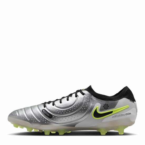 Nike Tiempo Legend 10 Elite Artificial Ground Football Boots Сребро/Волт Детски маратонки футбол в зала