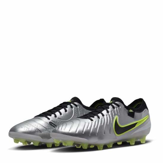 Nike Tiempo Legend 10 Elite Artificial Ground Football Boots Сребро/Волт Детски маратонки футбол в зала