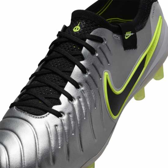 Nike Tiempo Legend 10 Elite Artificial Ground Football Boots Сребро/Волт Детски маратонки футбол в зала