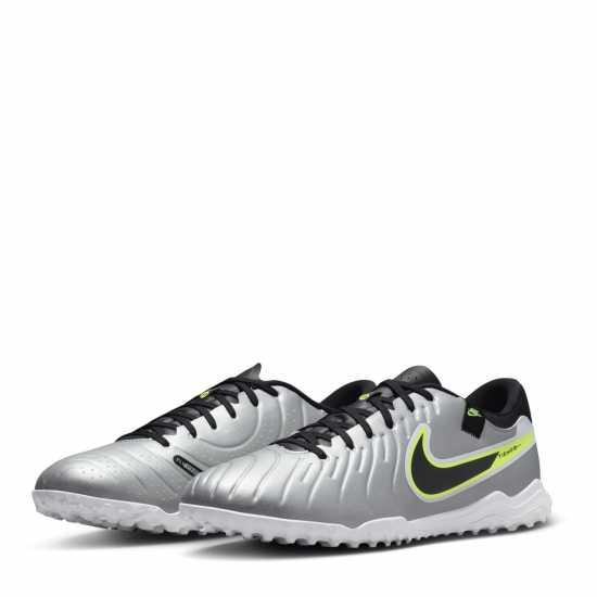 Nike Tiempo Legend 10 Academy Astro Turf Football Boots Сребро/Волт 