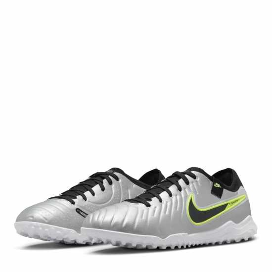 Nike Футболни Бутонки Изкуствена Трева Tiempo Pro Astro Turf Football Trainers Сребро/Волт 