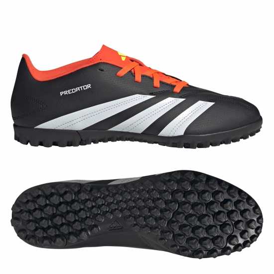 Adidas Predator 24 Club Astro Turf Football Boots Черно/Бяло/Червено Футболни стоножки