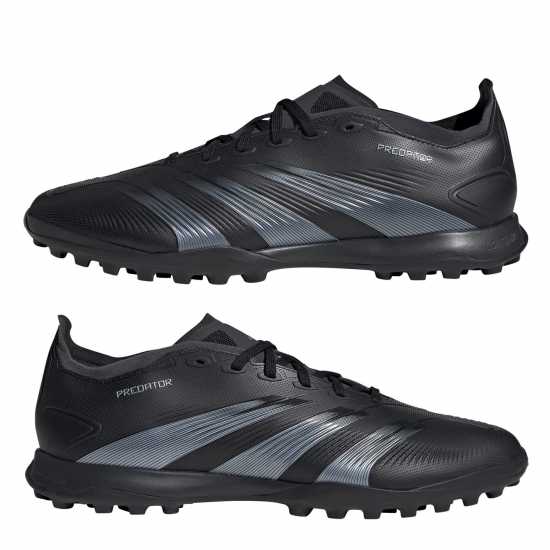 Adidas Predator 24 League Low Turf Football Boots Черно/Сиво Футболни стоножки