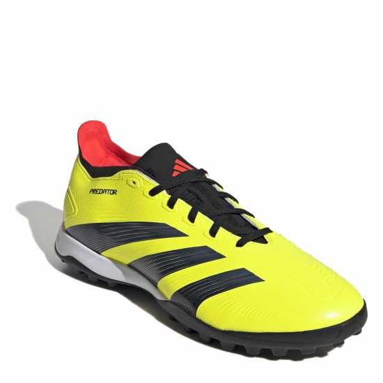 Adidas Predator 24 League Low Turf Football Boots Жълто/Черно/Червено Футболни стоножки