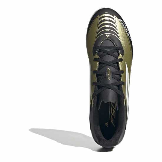 Adidas F50 Club Astro Turf Football Boots Злато/Черно Футболни стоножки