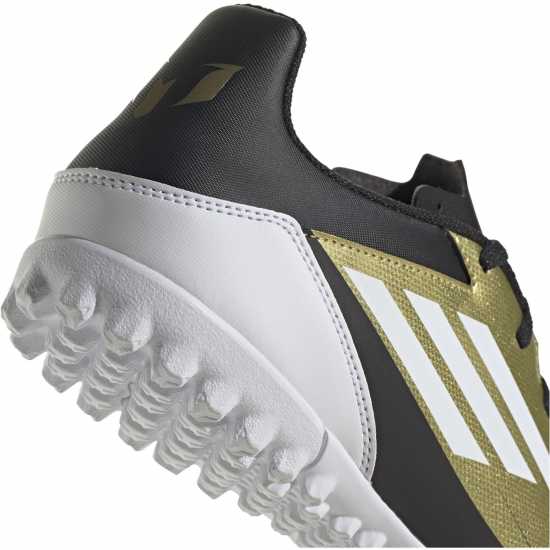 Adidas F50 Club Astro Turf Football Boots Злато/Черно Футболни стоножки