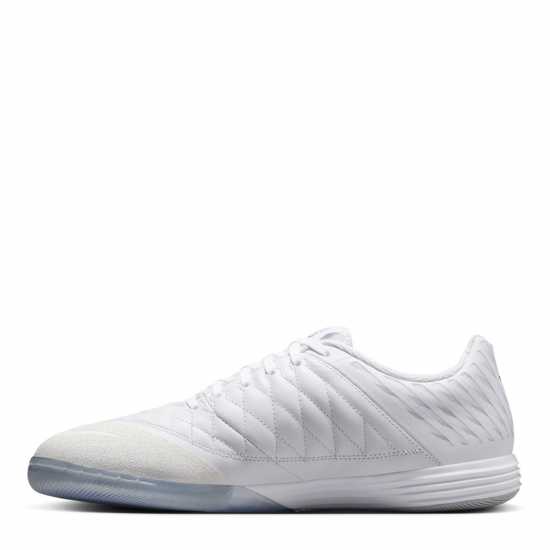 Nike Lunargato Ii Indoor Court Low Top Football Shoes Бяло/хром 