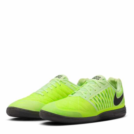 Nike Lunargato Ii Indoor Court Low Top Football Shoes Черно/Волт 