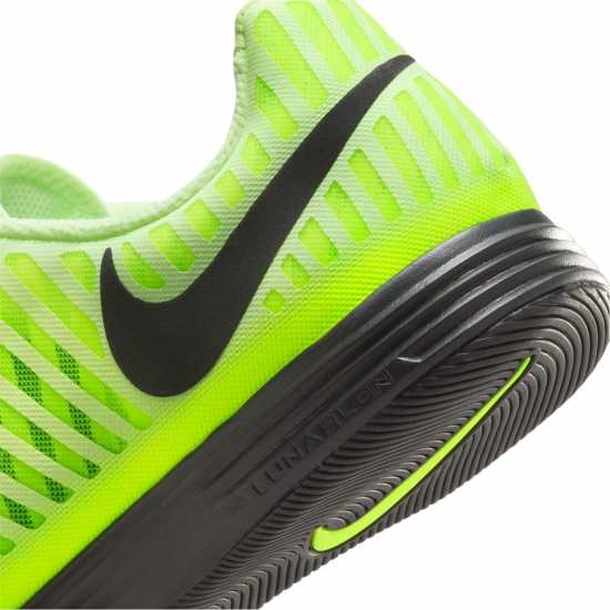 Nike Lunargato Ii Indoor Court Low Top Football Shoes Черно/Волт 