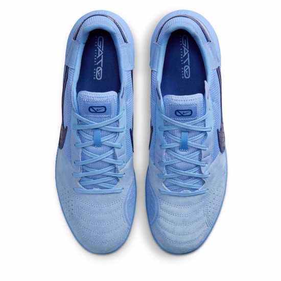 Nike Streetgato Low Top Football Shoes Blue Футболни стоножки