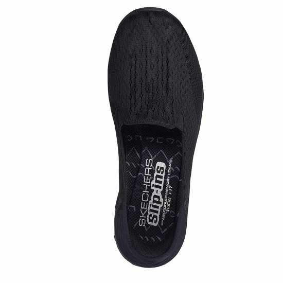 Skechers Маратонки Без Връзки Reggae Fest 2.0 Slip On Trainers Womens Черно Дамски маратонки