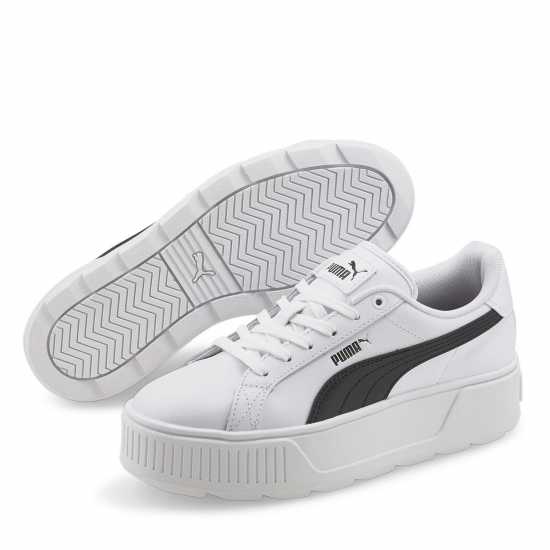 Puma Karmen Trainers Ladies Бяло/Черно Дамски маратонки