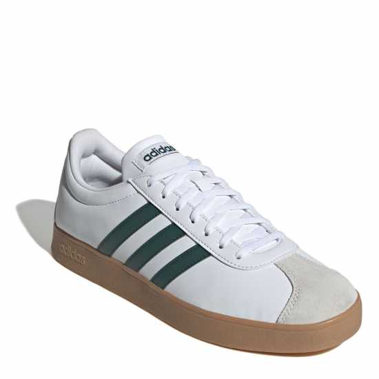 Adidas Vl Court Base Shoes Womens Бяло/Зелено/Гума Дамски маратонки