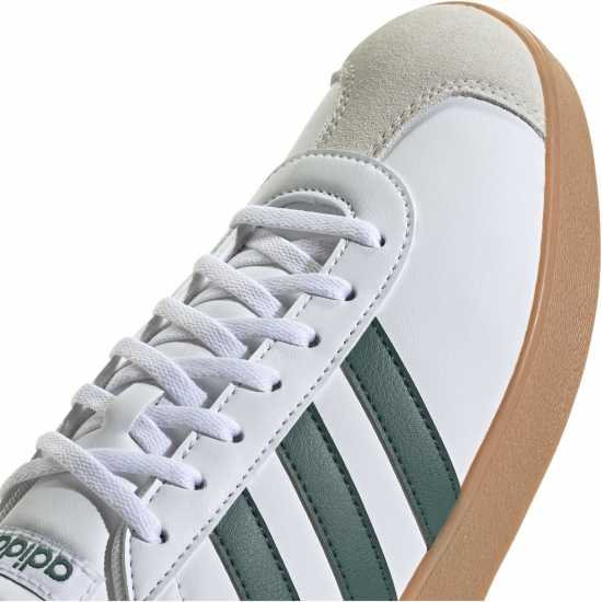 Adidas Vl Court Base Shoes Womens Бяло/Зелено/Гума Дамски маратонки