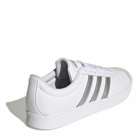 Adidas Vl Court Base Shoes Womens Бяло/сребро Дамски маратонки