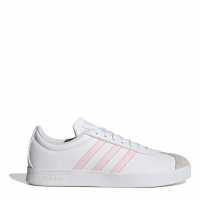 Adidas Vl Court Base Shoes Womens Бяло/Розово 