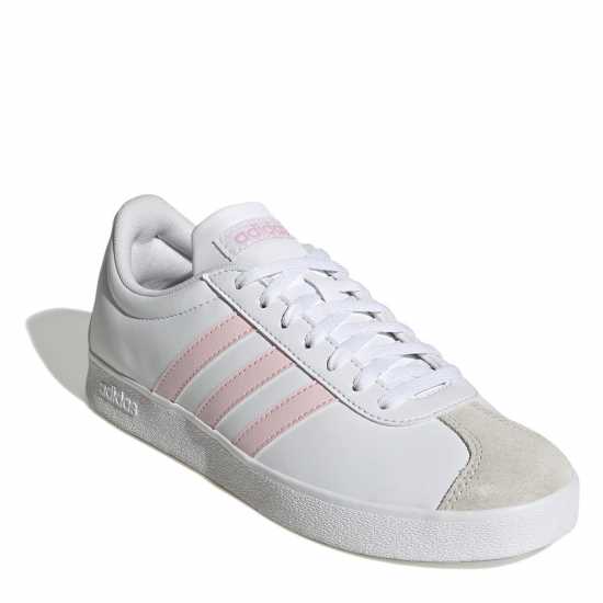 Adidas Vl Court Base Shoes Womens Бяло/Розово 