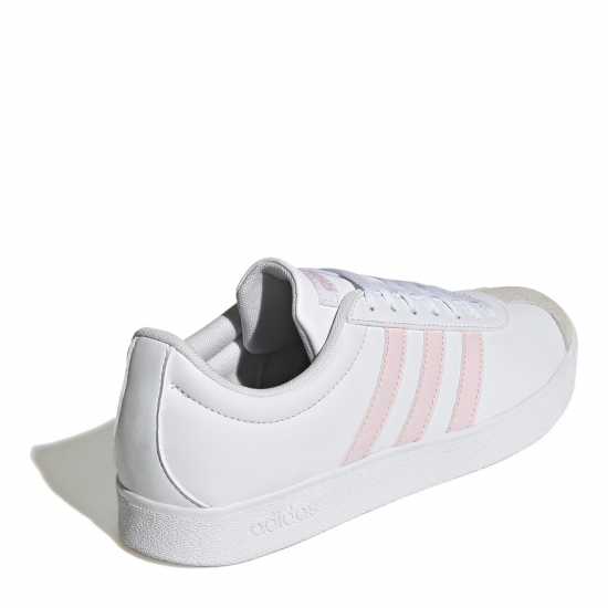 Adidas Vl Court Base Shoes Womens Бяло/Розово 