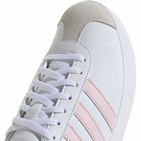 Adidas Vl Court Base Shoes Womens Бяло/Розово 