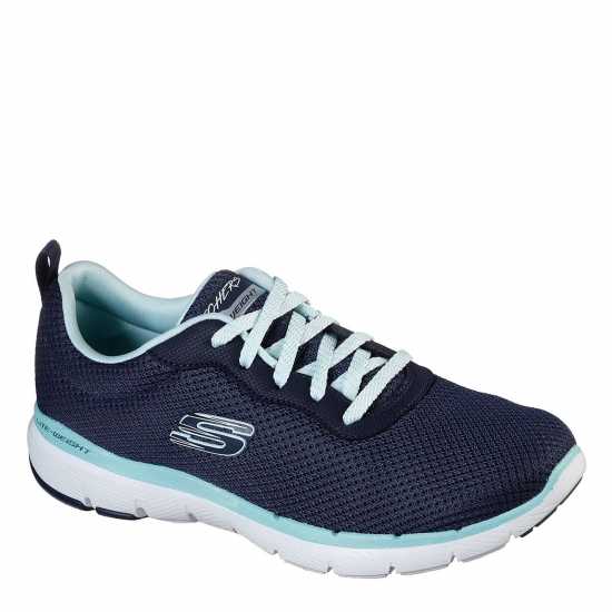 Skechers Flex Appeal 3 Trainers Ladies Синьо Дамски маратонки