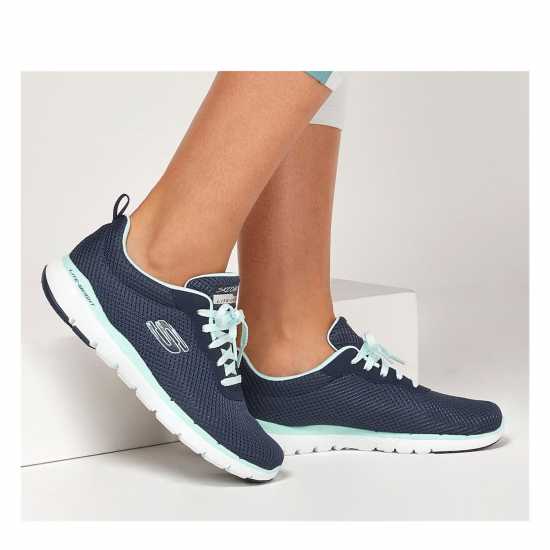 Skechers Flex Appeal 3 Trainers Ladies Синьо Дамски маратонки