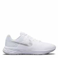 Nike Revolution 6 Women's Running Shoes White/Silver Дамски високи кецове