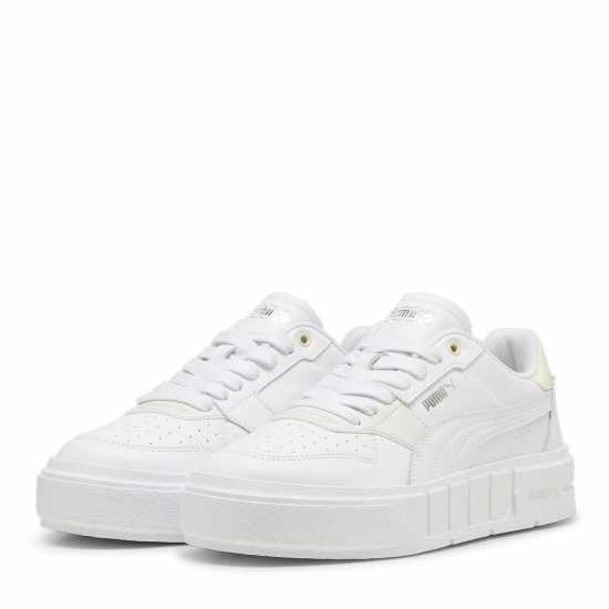 Puma Cali Court Lth Wns Три бяло Дамски маратонки