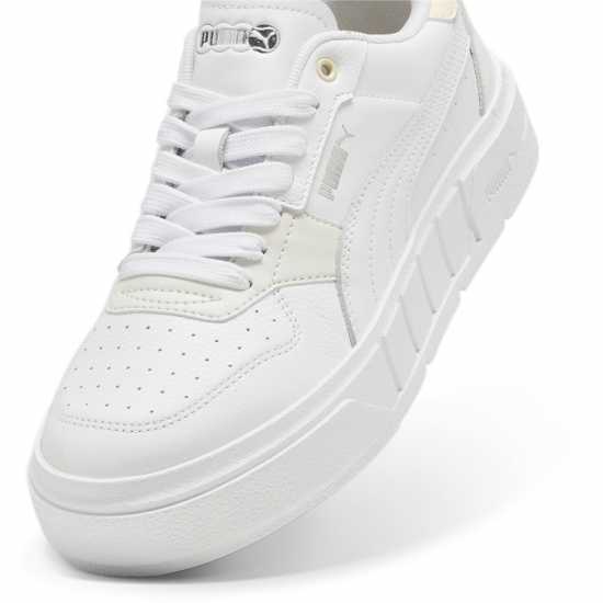 Puma Cali Court Lth Wns Три бяло Дамски маратонки